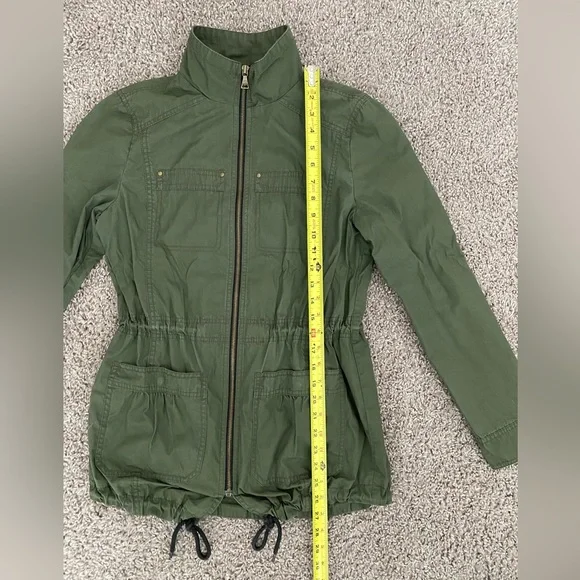 Express Olive Green Utility Jacket Women’s XS - Picture 6 of 7